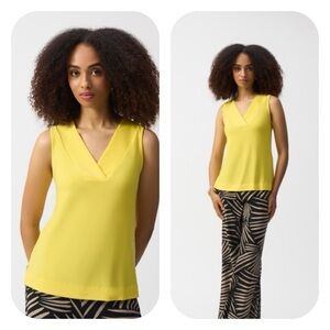 Joseph Ribkoff Citrus V-Neck Sleeveless Top